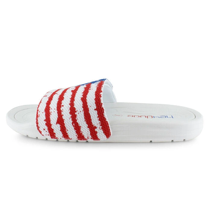 'Hey Dude' Men's Phoenix Sox Slide Sandal - Flag
