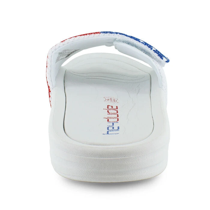 'Hey Dude' Men's Phoenix Sox Slide Sandal - Flag