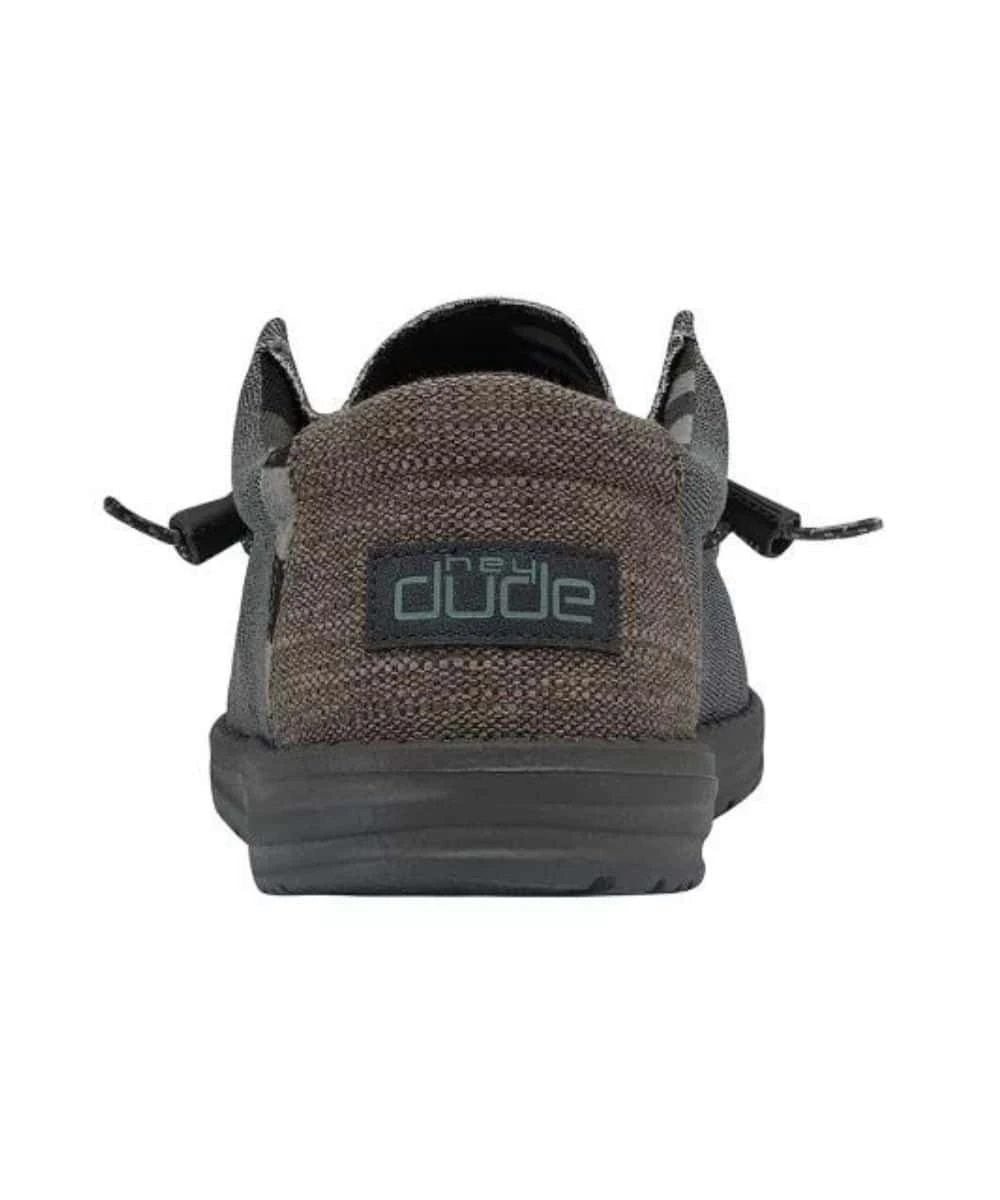 Hey Dude Men's Blue Camo Wally Shoe