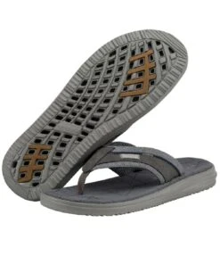 Hey Dude Men's Dark Grey Sami Free Sandal