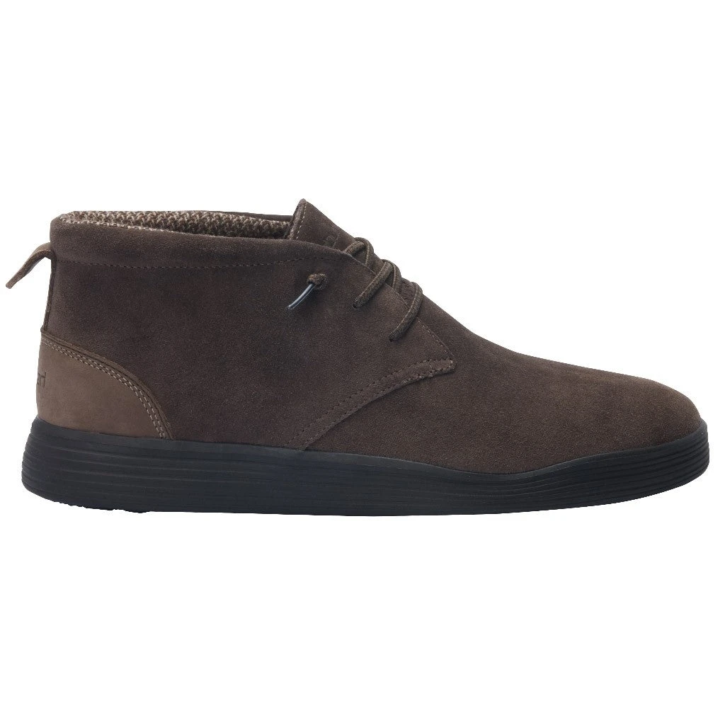 Hey Dude Men's Jo Suede Java Shoes 112371813