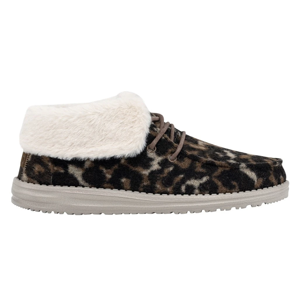 Hey Dude Ladies Britt Abstract Tan Leopard Shoes 121771727