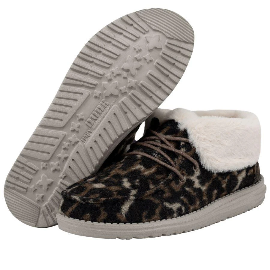 'Hey Dude' Women's Britt - Tan Leopard