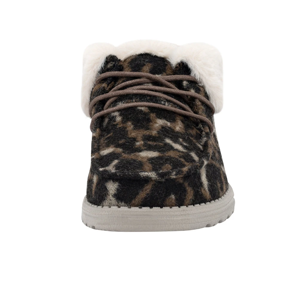 Hey Dude Ladies Britt Abstract Tan Leopard Shoes 121771727