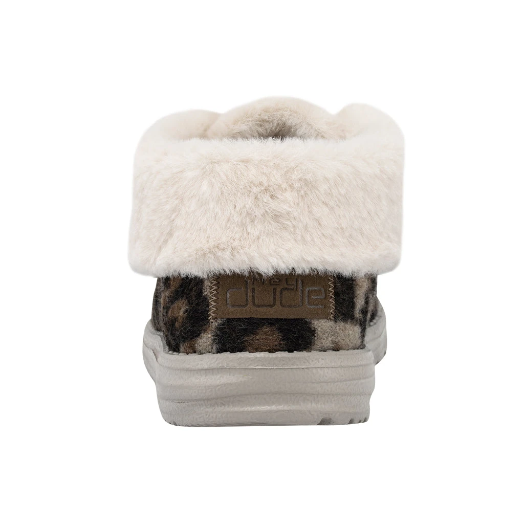 Hey Dude Ladies Britt Abstract Tan Leopard Shoes 121771727