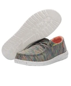 Hey Dude Women's Peacock Pink Wendy Sox Shoe