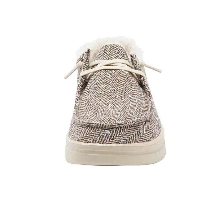 'Hey Dude' Women's Wendy Rise - Brown Herringbone