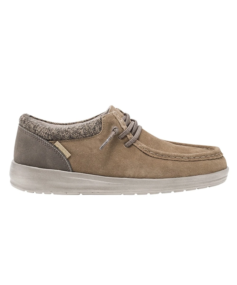 Hey Dude Women's Chestnut Polly Suede Shoe