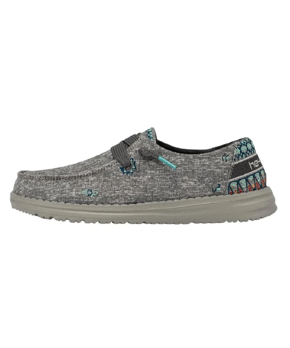 Hey Dude Women's Tulip Grey Wendy Flora Shoe