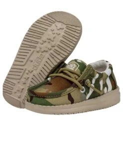 Hey Dude Toddler Multi Camo Wally Shoe