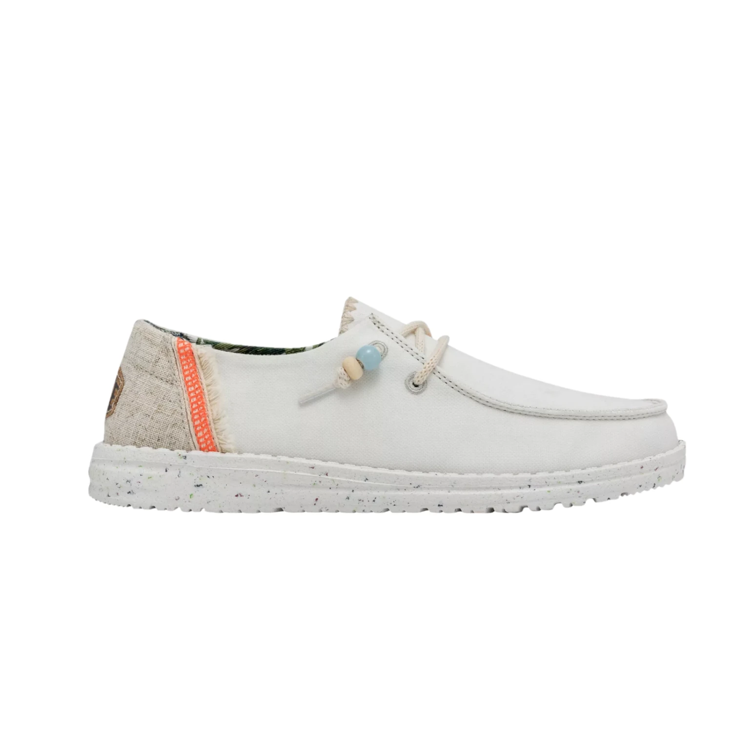 Hey Dude® Wendy Fringe Salt White Slip On Shoes 40071-1K5