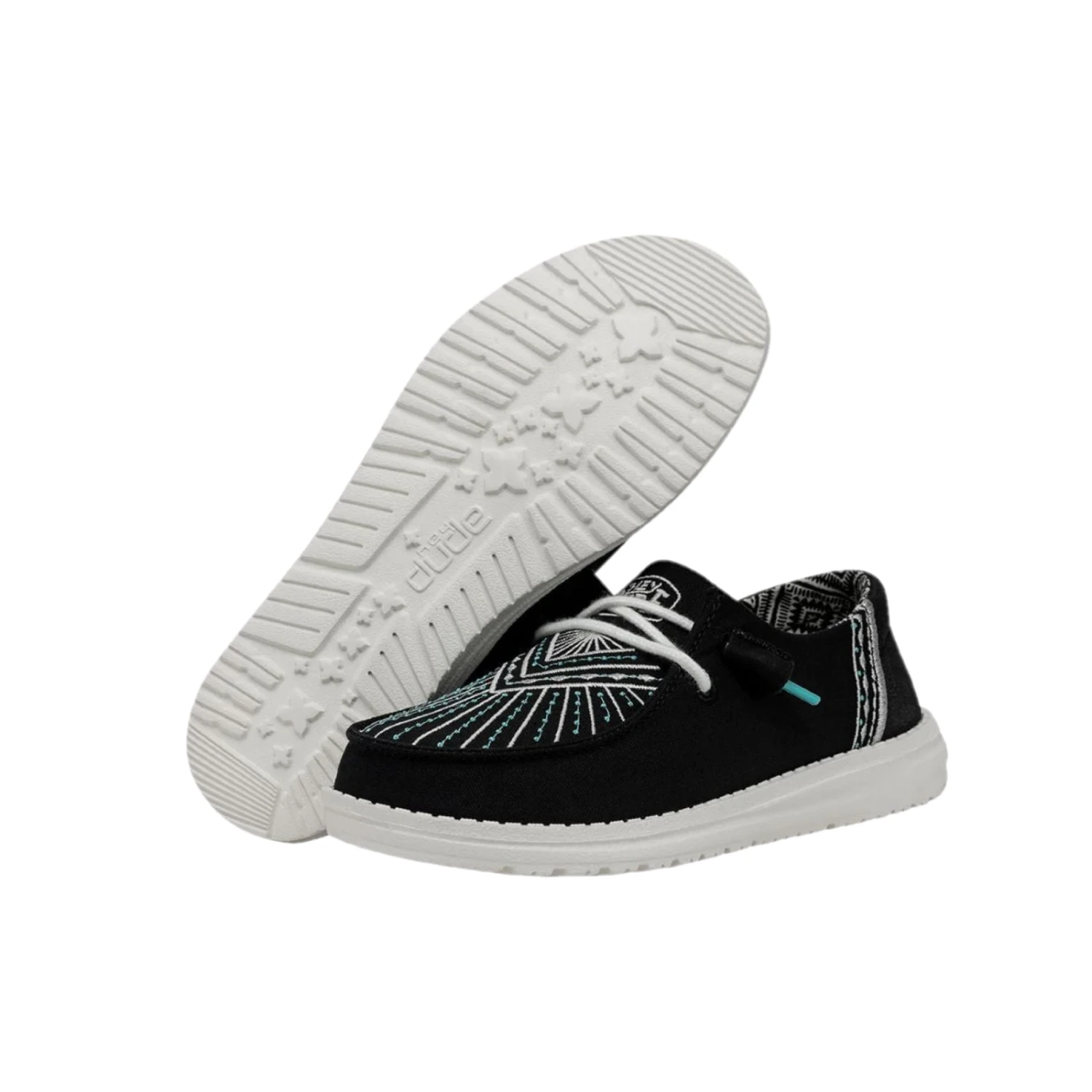 Hey Dude® Ladies Wendy Western New Moon Black Slip On Shoes 40097-0XL