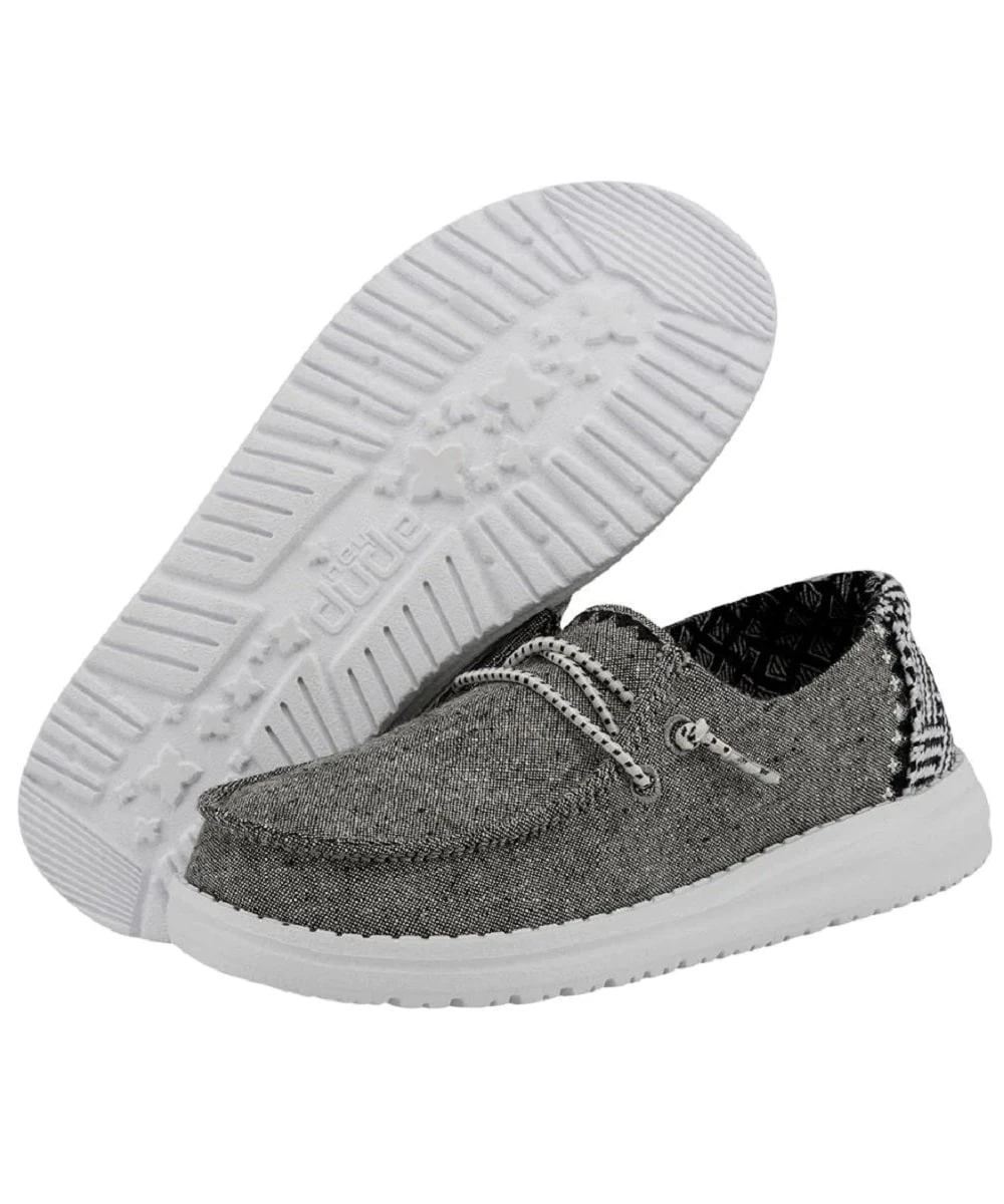 Hey Dude Youth Girls' Onyx Wendy Chambray Shoe