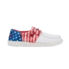 Hey Dude® Womens Wendy Sox Tri Patriotic Americana Shoes 40157-9BH