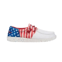 Hey Dude® Womens Wendy Sox Tri Patriotic Americana Shoes 40157-9BH