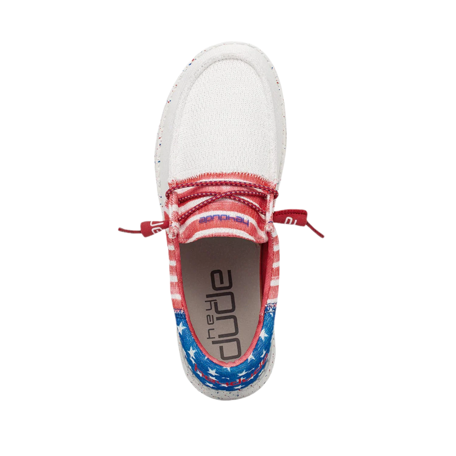 Hey Dude® Womens Wendy Sox Tri Patriotic Americana Shoes 40157-9BH