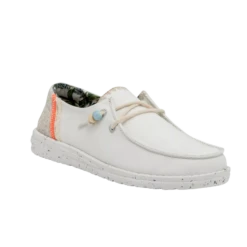 Hey DudeĀ® Wendy Fringe Salt White Slip On Shoes 40071-1K5