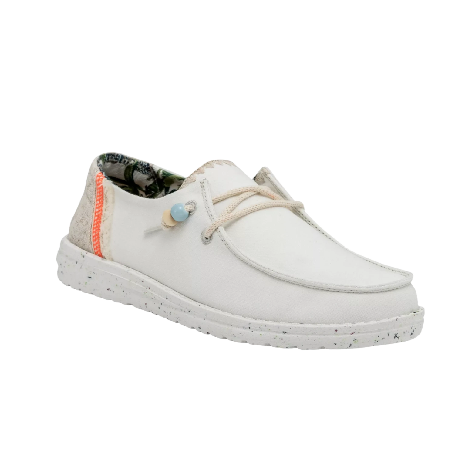 Hey Dude® Wendy Fringe Salt White Slip On Shoes 40071-1K5