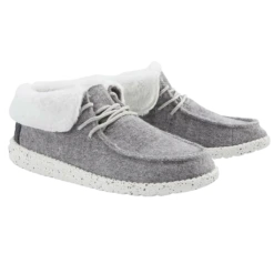 Hey Dude Ladies Britt Charcoal Shoes 121774000