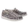 Hey Dude Ladies Wendy Woven Cheetah Grey Shoes 121413091