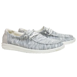 Hey Dude Ladies Wendy Sox Glacier Grey Shoes 121922672