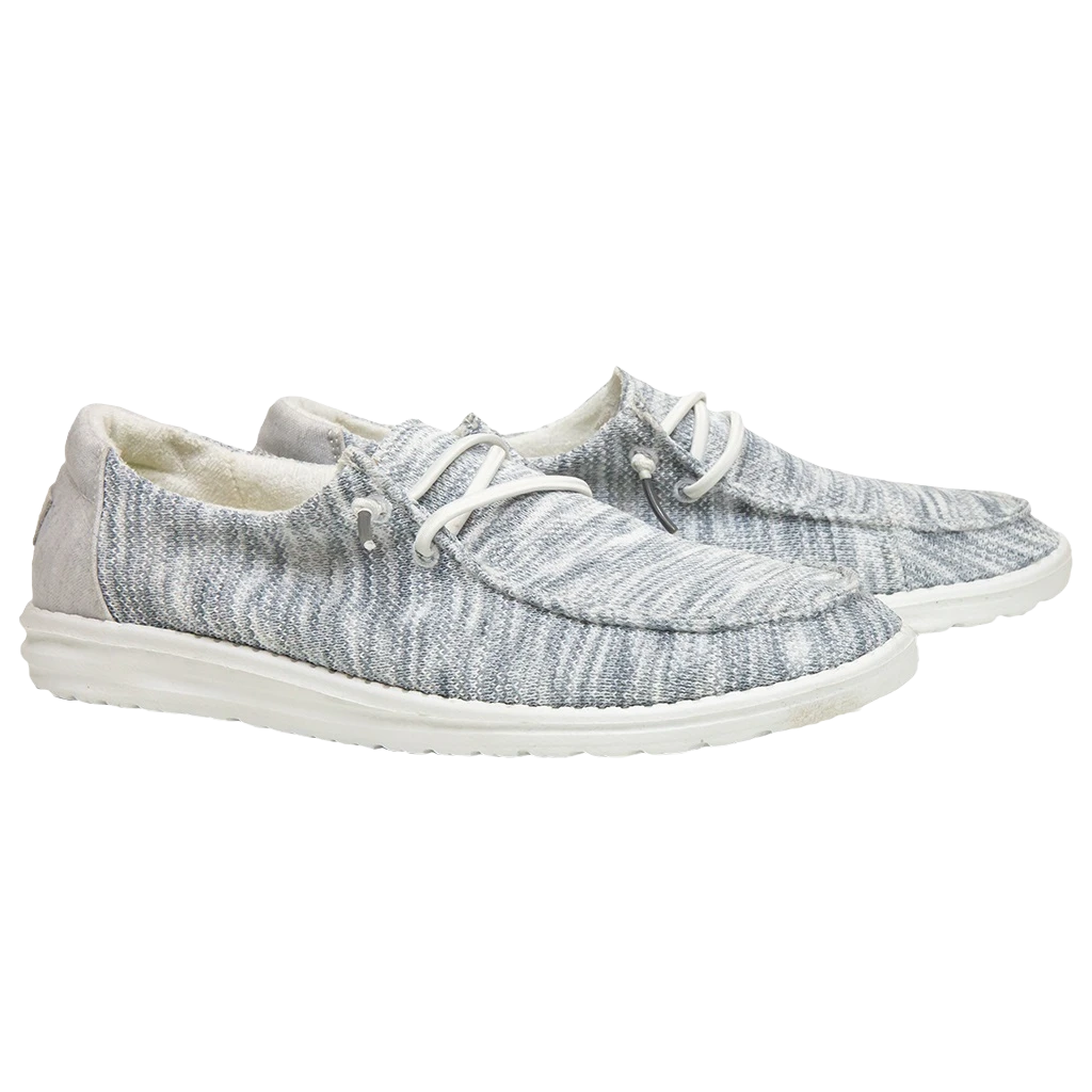 Hey Dude Ladies Wendy Sox Glacier Grey Shoes 121922672