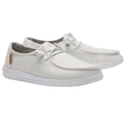 Hey Dude Ladies Wendy Chambray White Shoe 121410123