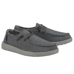 Hey DudeĀ® Ladies Wendy Sparkling Gallant Grey Slip On Shoes 121413311