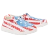 Hey Dude Ladies Wendy Patriotic Star Spangled Casual Shoes 40158-1LK