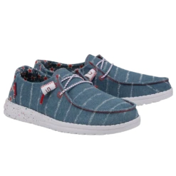 Hey Dude Wendy Denim Star Shoes 121412415