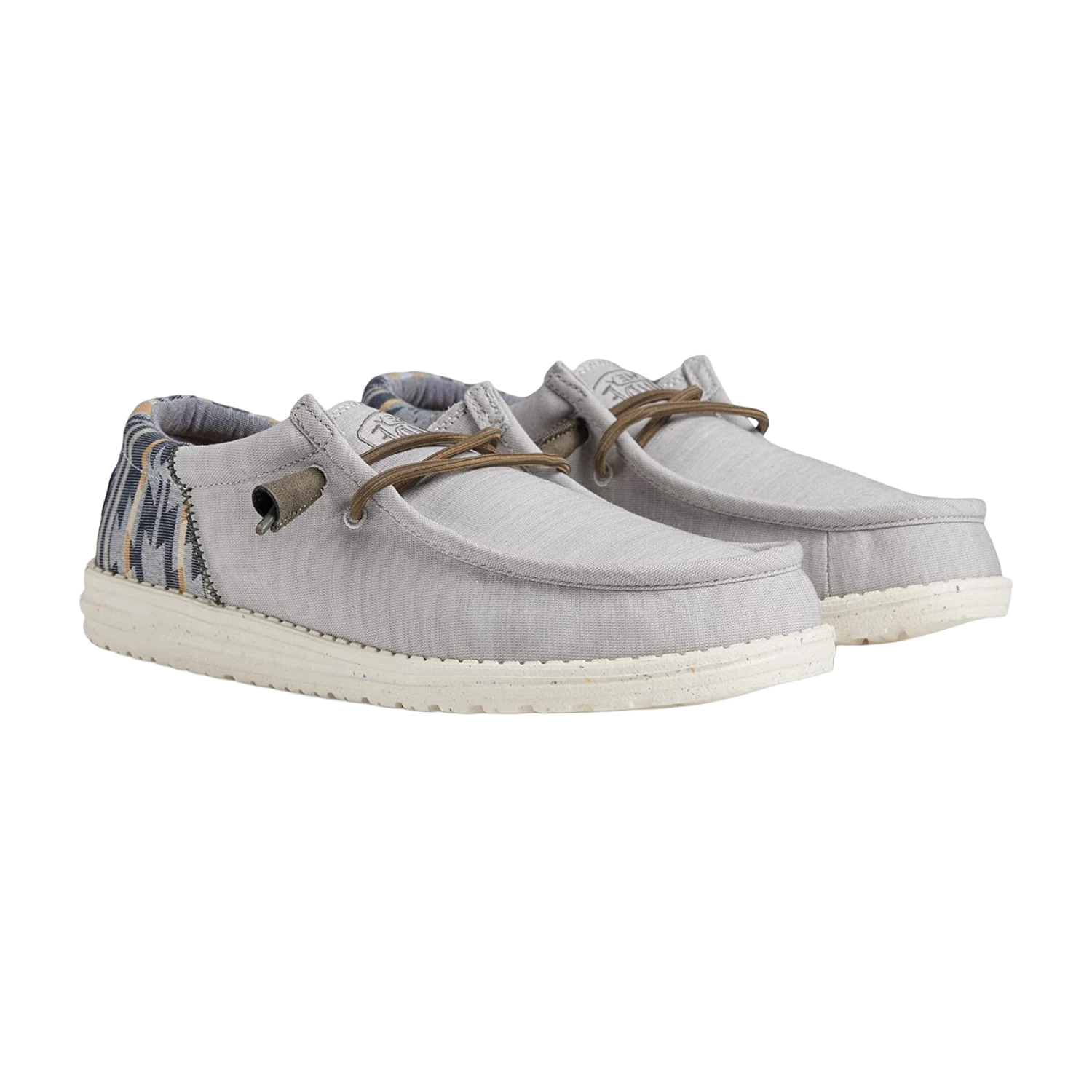 Hey Dude Men's Wally Funk Stone Grey Slip On Shoes 40006-270