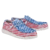 Hey Dude® Men's Wally Patriotic Stars & Stripes Casual Shoes 40001-9C8