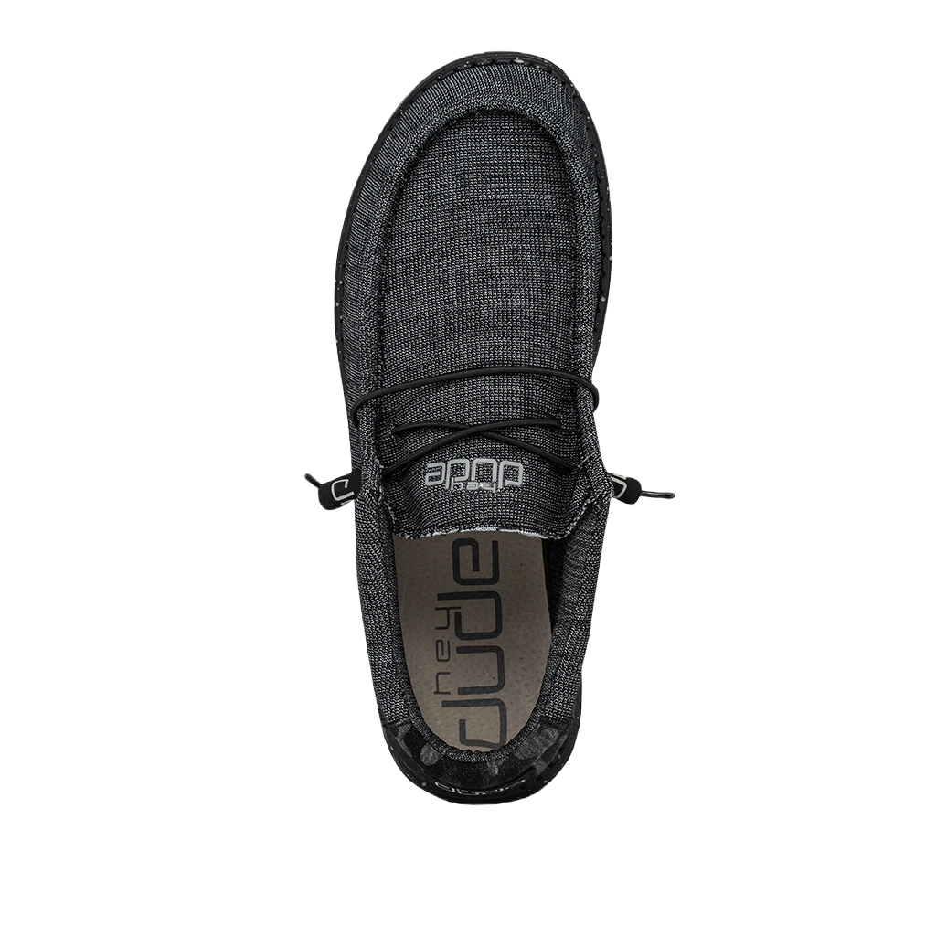 Hey Dude Men's Wally Stretch Midnight Bunker Shoes 110384770