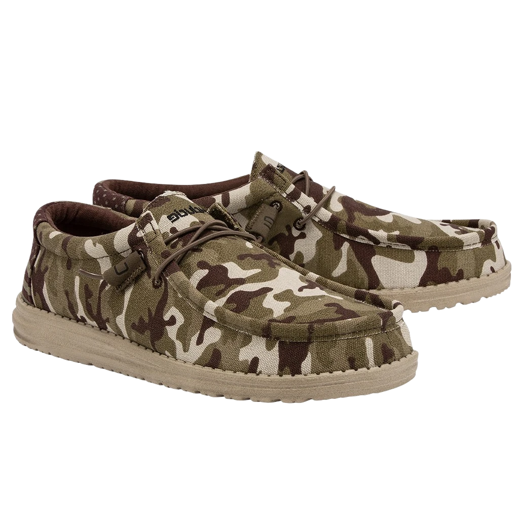 Hey Dude® Wally Men's Camo USA Flag Slip On Shoe 110067037