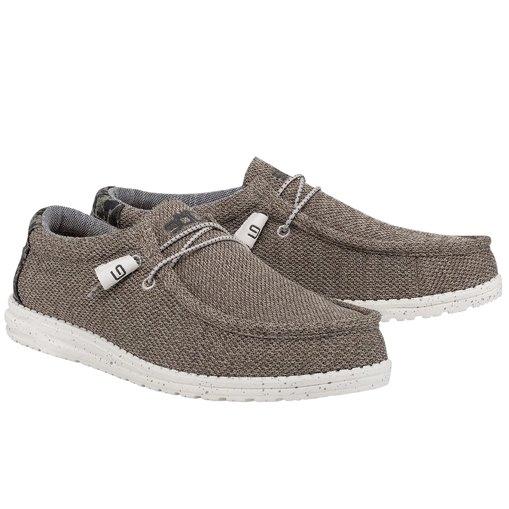 Hey Dude Men's Wally Stretch Sand Dune Camo Shoes 110380583