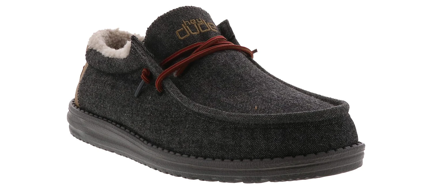 Hey Dude Wally Black Shell Men’s Casual Shoe