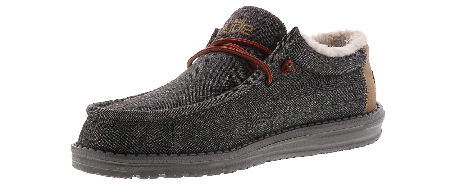 Hey Dude Wally Black Shell Men’s Casual Shoe