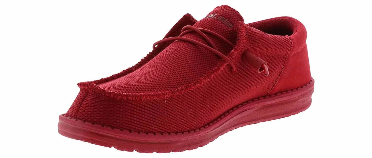 Hey Dude Wally Funk Mono Red Men’s Casual Shoe