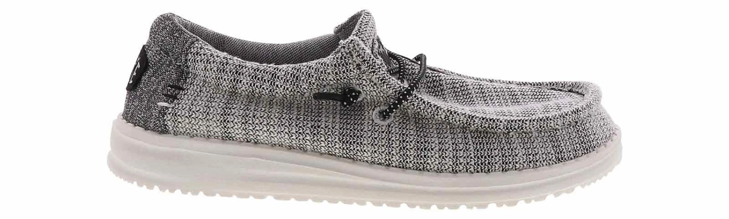 Hey Dude Wally Youth Stretch Yin Yang Boys’ (13-6) Shoe