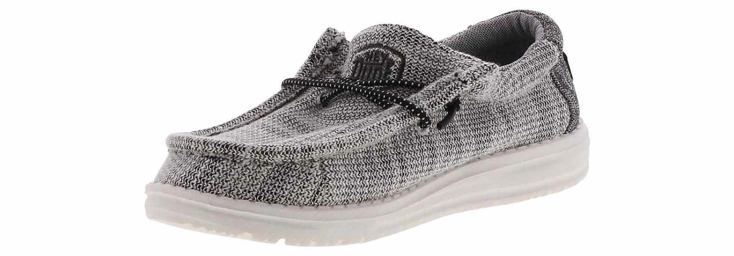 Hey Dude Wally Youth Stretch Yin Yang Boys’ (13-6) Shoe