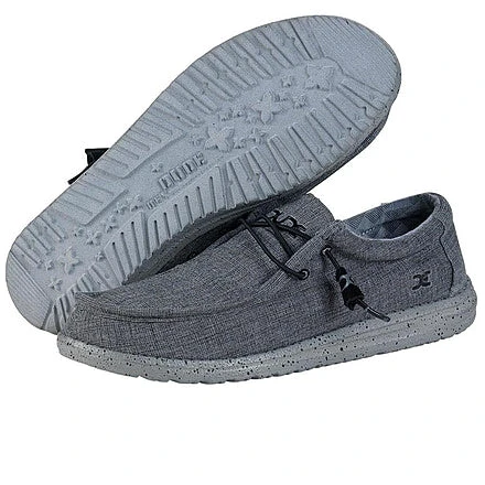 'Hey Dude' Men's Wally L Stretch - Steel