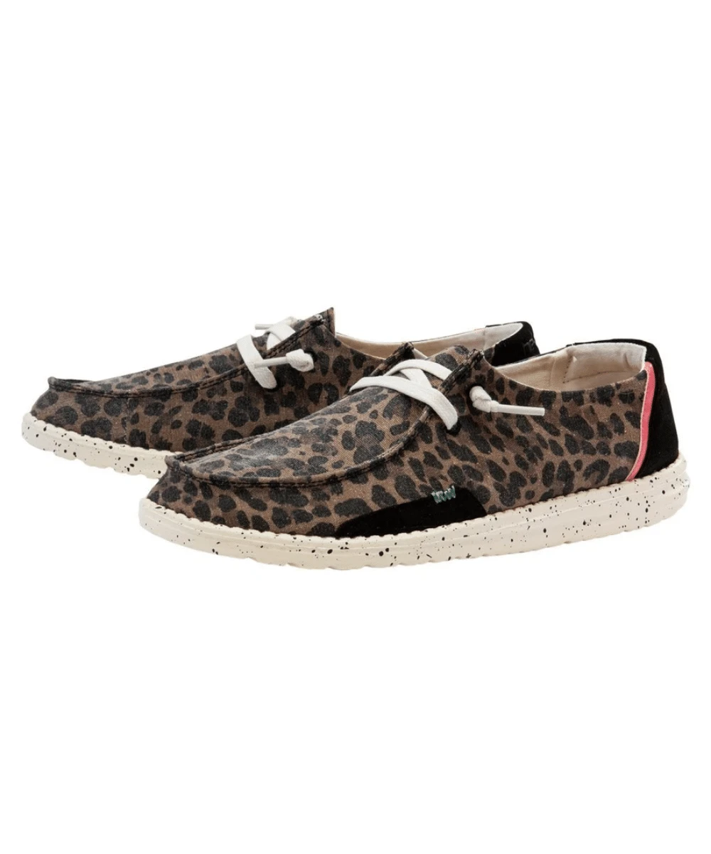 Hey Dude Women's Jungle Brown Wendy Shoe