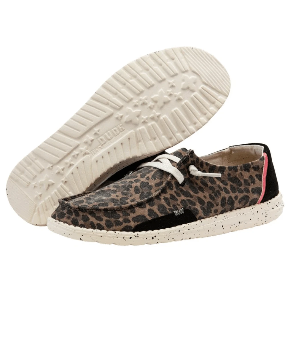 Hey Dude Women's Jungle Brown Wendy Shoe