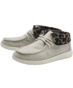 Hey Dude Women's Cream Cheetah Britt Shoe