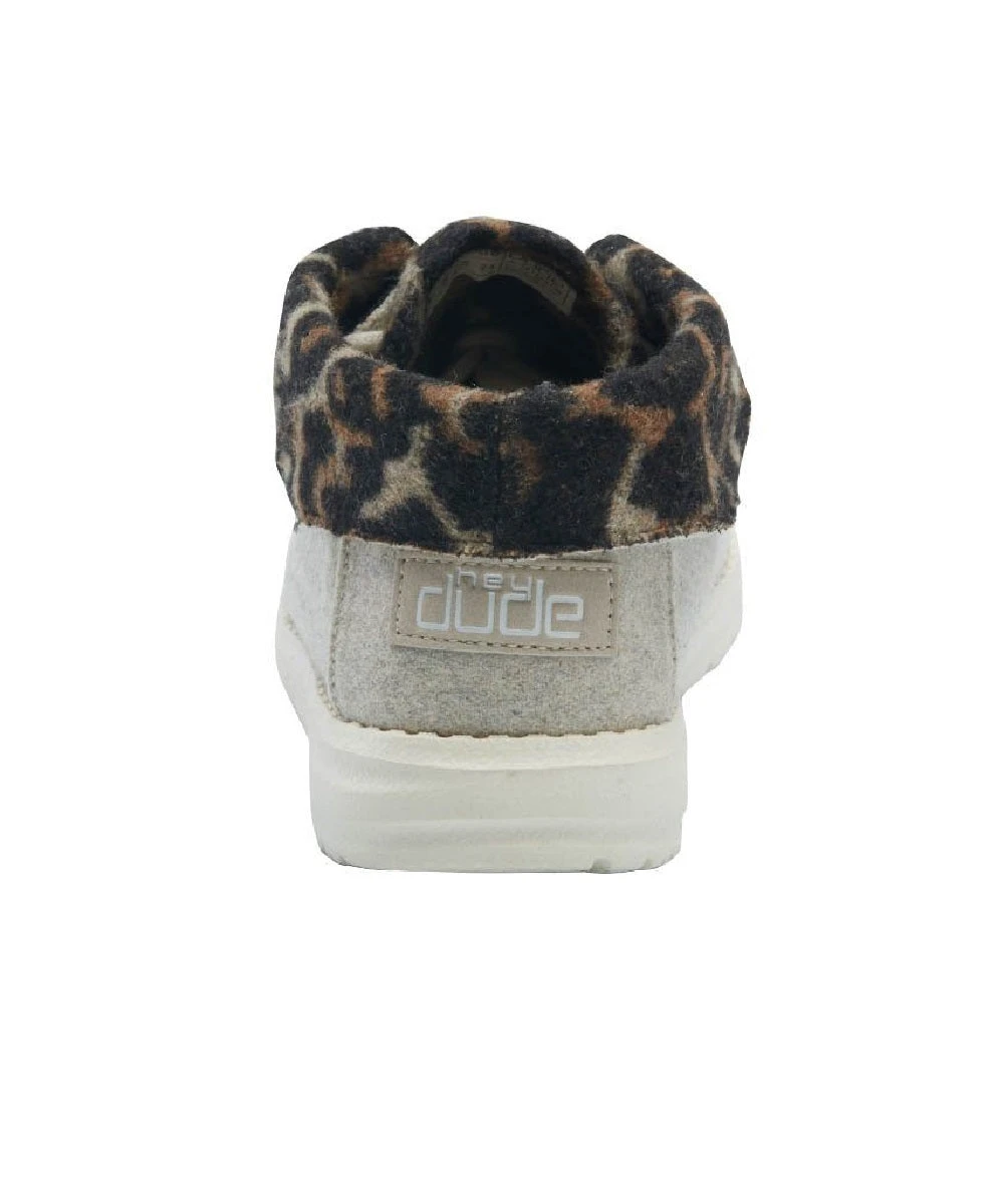 Hey Dude Women's Cream Cheetah Britt Shoe