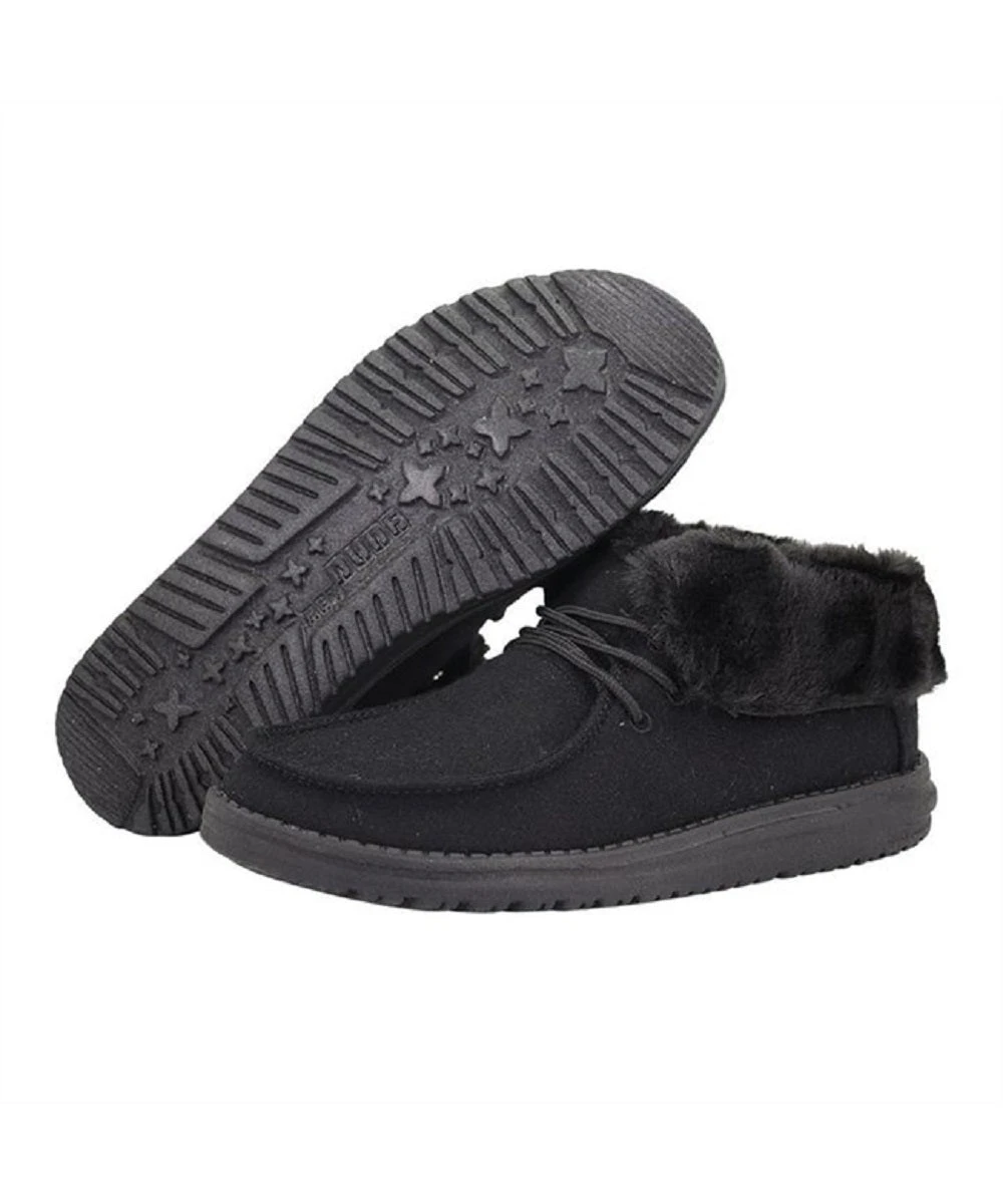 Hey Dude Women's Britt Total Black Shoe