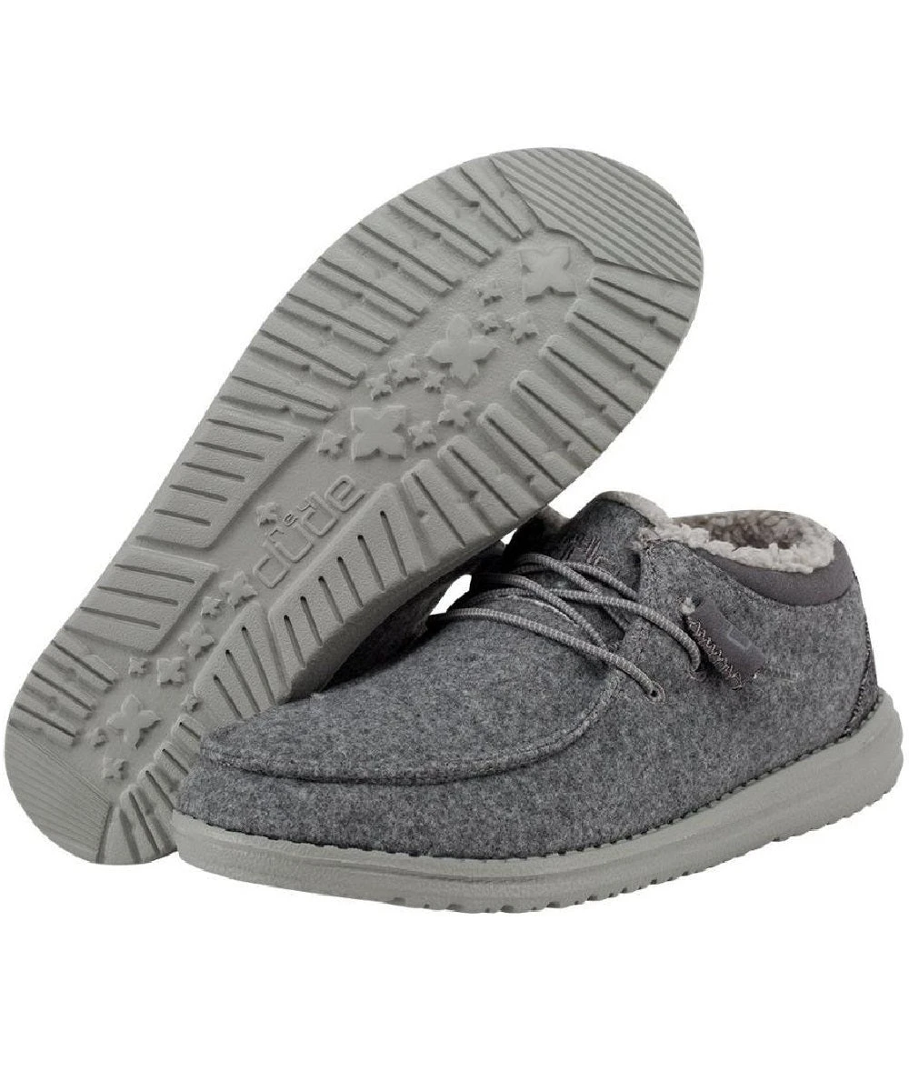 Hey Dude Women's Grey Cindy Shoe