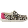 Hey Dude Youth Cheetah Print Wendy Shoe
